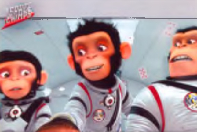 Кадр из мультфильма Space chimps.