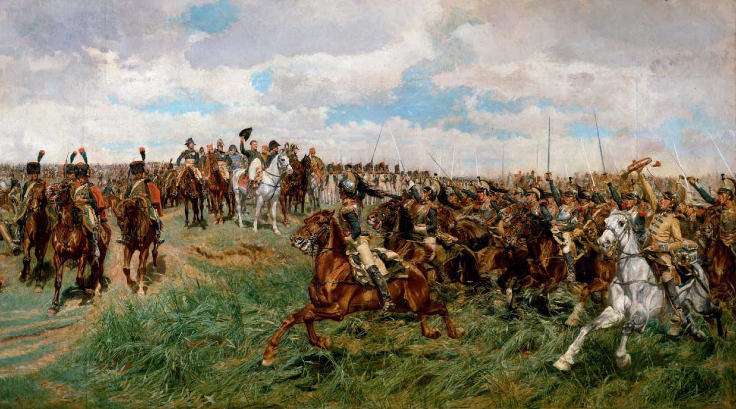 Битва при Фридланде. Э. Мейсонье. 1807 год. Музей Метрополитен, Нью-Йорк (США).