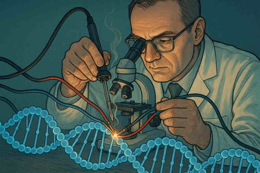 Что общего между спутанными проводами и ДНК?