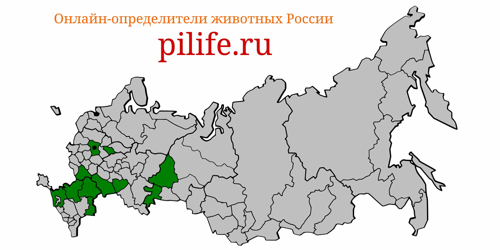 Ареал обитания Polyodon spathula на карте России