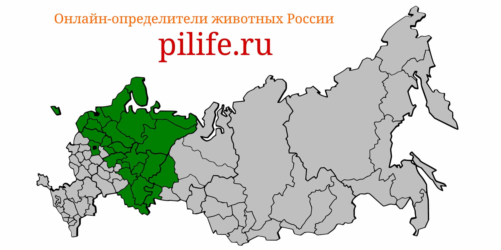 Ареал обитания Thymallus thymallus на карте России